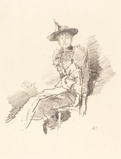 kanatlı şapka by James Abbott McNeill Whistler
