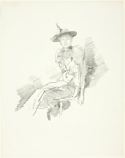 kanatlı şapka by James Abbott McNeill Whistler