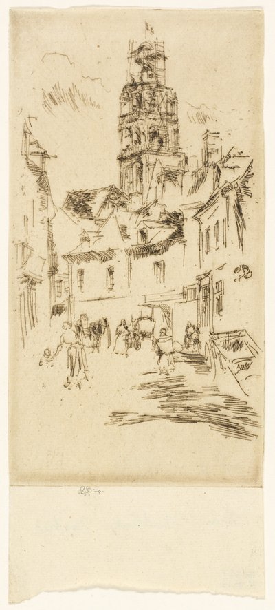 Aziz Antoine Kulesi, Loches by James Abbott McNeill Whistler
