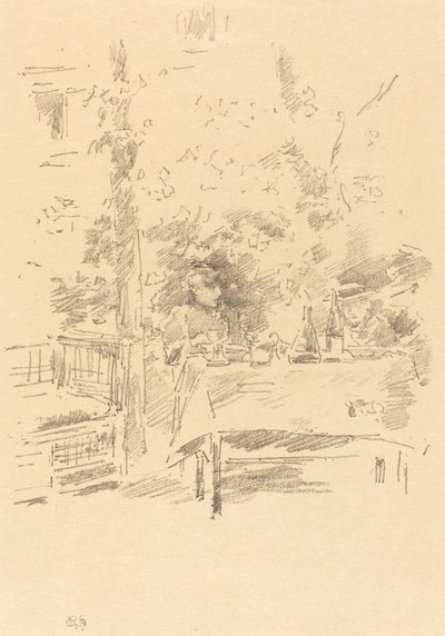Bahçede bire bir by James Abbott McNeill Whistler