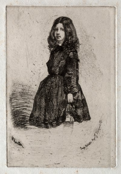 Doğadan On İki Gravür:  Annie by James McNeill Whistler