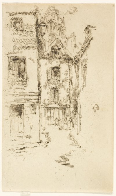 Katedralin Altında, Blois by James Abbott McNeill Whistler