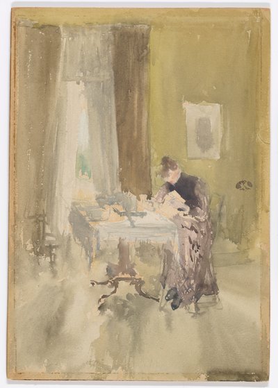 Menekşe ve Amber-Çay by James Abbott McNeill Whistler