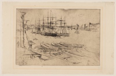 Wapping - Havuz by James Abbott McNeill Whistler