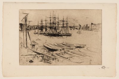 Wapping - Havuz by James Abbott McNeill Whistler