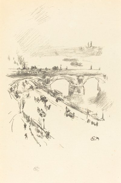 Waterloo Köprüsü by James Abbott McNeill Whistler
