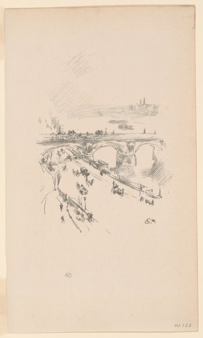 Waterloo Köprüsü by James Abbott McNeill Whistler
