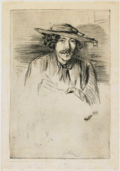 Şapkalı Whistler by James Abbott McNeill Whistler
