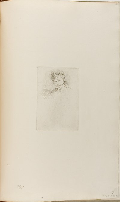 Beyaz Kilitli Whistler by James Abbott McNeill Whistler