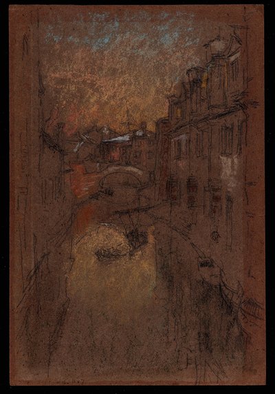 kış akşamı by James Abbott McNeill Whistler