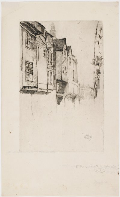 Wych Caddesi, Londra by James Abbott McNeill Whistler