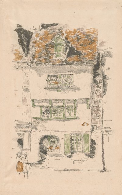 Sarı Ev, Lannion by James Abbott McNeill Whistler