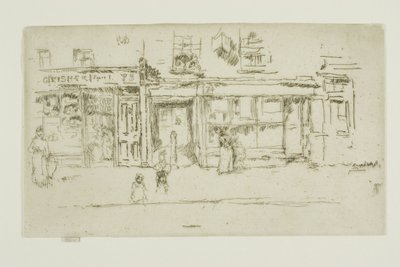 York Caddesi, Westminster by James Abbott McNeill Whistler