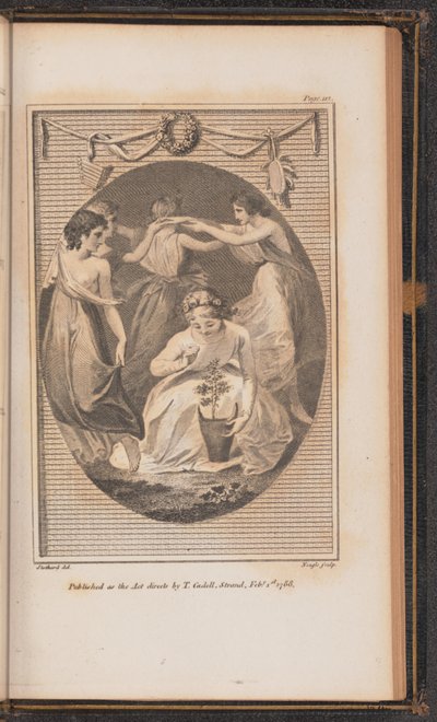 Canto V için İllüstrasyon by James Neagle after Thomas Stothard