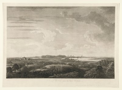 Dorchester yolunda çekilen bir Boston manzarası by James Newton