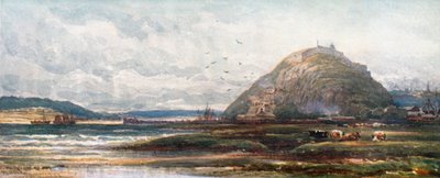 "Dumbarton Kalesi" (renkli taş baskı) by James Orrock