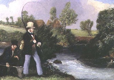 Balık tutma sahnesi (gemide yağ) by James Pollard