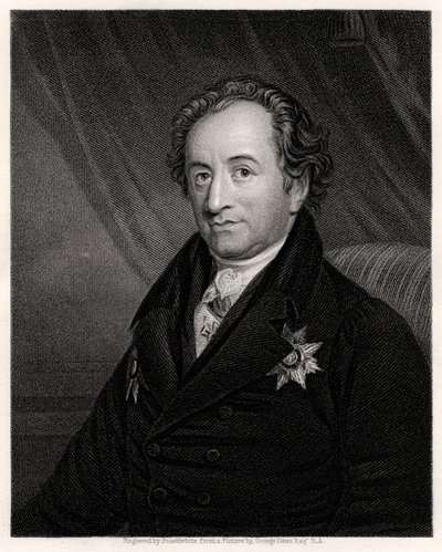 Johann Wolfgang von Goethe, Alman şair, oyun yazarı ve bilim adamı, 19. yüzyıl by James Posselwhite