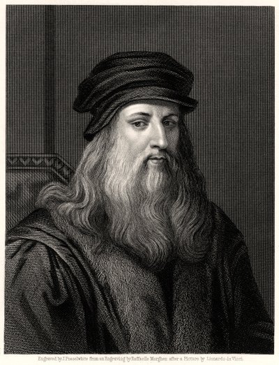 Leonardo da Vinci, 19. yüzyıl by James Posselwhite