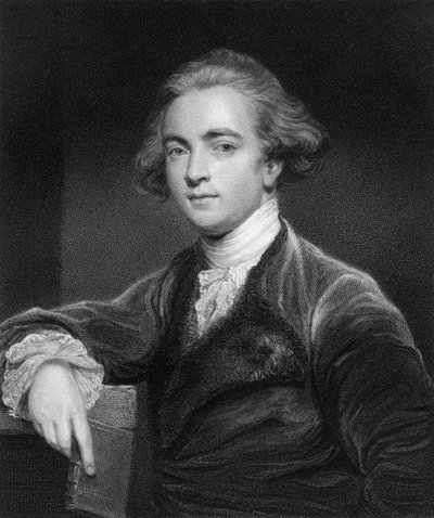 Sir William Jones, 18. yüzyıl İngiliz filologu, 1836. by James Posselwhite