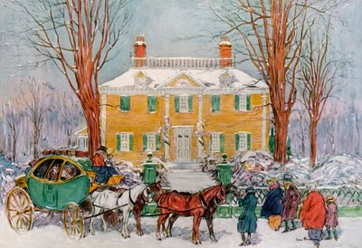 Longfellow House, Cambridge, Massachusetts, ABD, 18. yüzyıl 1921. by James Preston
