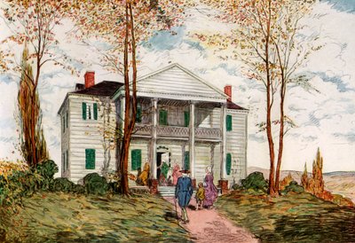 Morris-Jumel Konağı, Washington Heights, 18. yüzyıl 1921. by James Preston