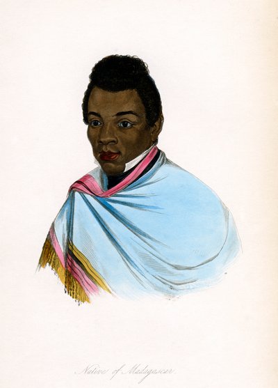 Madagaskar yerlisi, c1850. by James Prichard