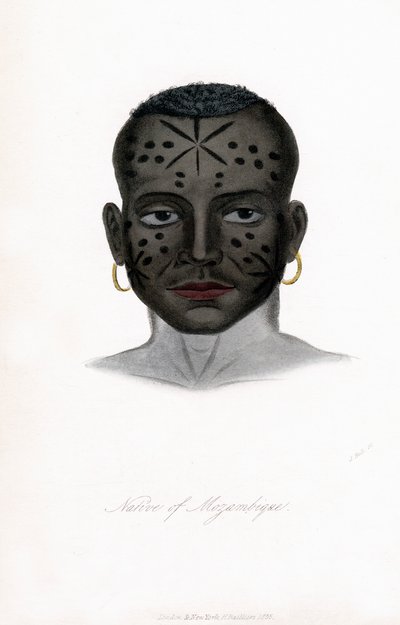 Mozambik yerlisi, c1850. by James Prichard