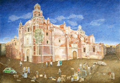 Santa Catarina Kilisesi Dışında Dövüşen Kadınlar, 2001 by James Reeve