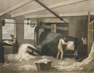 Willowing, Pamuğun İlerlemesi No. 2, pub. 1840 by James Richard Barfoot