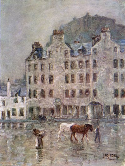 White Hart Inn, Çim Pazarı by James Riddel
