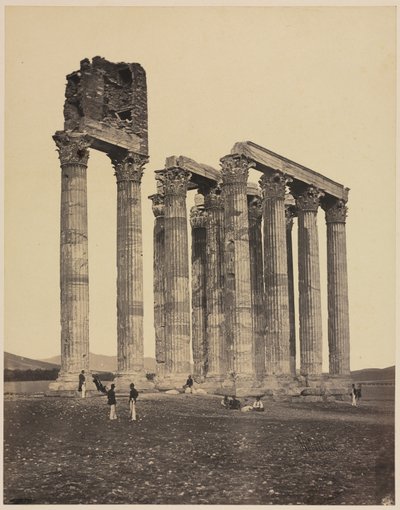 Jüpiter Olympius Tapınağı, c. 1853. by James Robertson