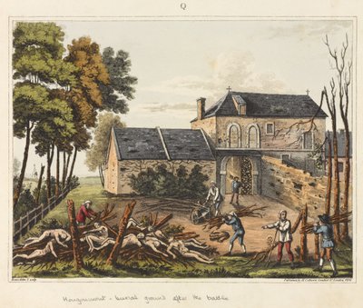 Hougoumont - savaştan sonra mezarlık, 