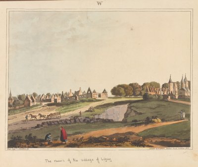 ?Ligny köyünün kalıntıları?, 1815 by James Rouse