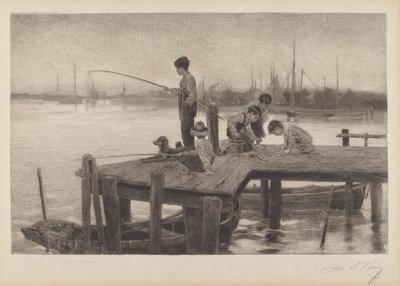 genç balıkçılar by James S. King