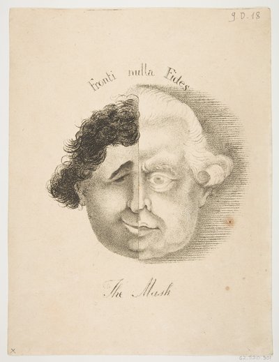 Maske, 21 Mayıs 1783. by James Sayers