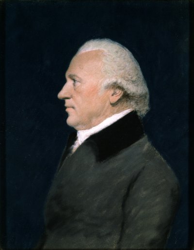 Sir William Herschel, c.1805 (gri kağıt üzerine pastel) by James Sharples