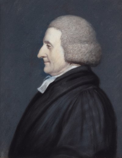 Rev. Richard Greaves (gri kağıt üzerine pastel) by James Sharples