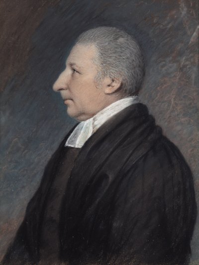 Rev. Rowland Tepesi (gri kağıt üzerine pastel) by James Sharples
