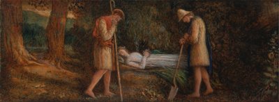Imogen ve Çobanlar, 'Cymbeline', IV. Perde, II. Sahne by James Smetham