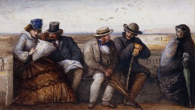 Sahil dedikoduları, by James Smetham
