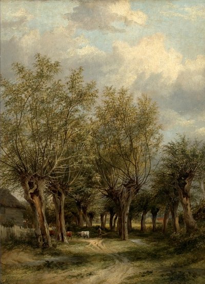 Norwich yakınlarındaki A Lane, Norfolk, 1830 dolayları by James Stark