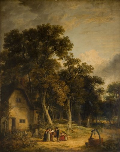 Bir Ormanda Kulübe, 1859. by James Stark