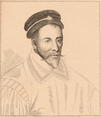 John Maitland, Thirlestane 1. Lord Maitland, 1537-1595, 1889 by James Stillie