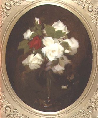 Güllü Natürmort (tuval üzerine yağlı boya) by James Stuart Park