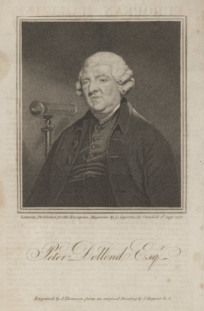 Peter Dollond Esq by James Thomson