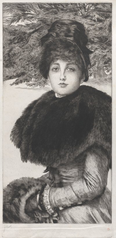 Bir Kış Yürüyüşü, 1880. by James Tissot