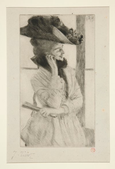 Pencerede by James Tissot
