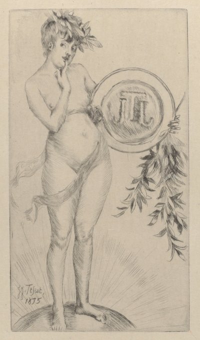 Monogramlı İlk Frontispiece, 1875. by James Tissot