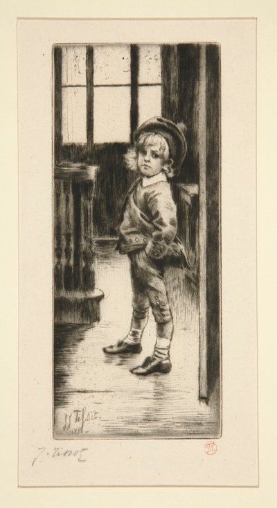 Sa Premi?re Culotte [İlk Çift Pantolon] by James Tissot